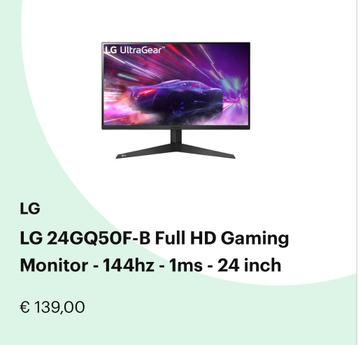 Monitor LG  UltraGear, Computers en Software, Ophalen