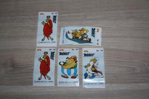 Asterix Stickers , nr's : 7,16,22(2x) en 32 , 1998, Verzamelen, Stripfiguren, Zo goed als nieuw, Plaatje, Poster of Sticker, Asterix en Obelix