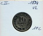 10 cent 1894 vlaams, Postzegels en Munten, Ophalen of Verzenden, Metaal, Losse munt
