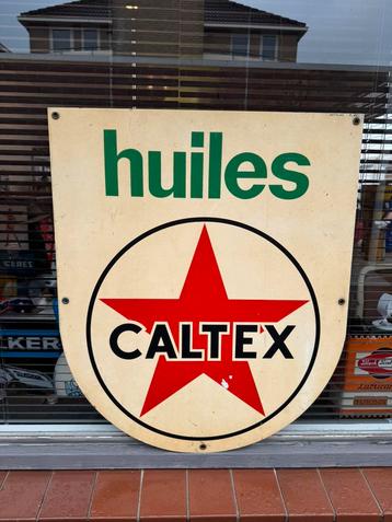CALTEX oud groot garage reclamebord beschikbaar voor biedingen