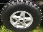 Land Rover defender / Discovery 1 terrein banden op alu velg, Auto-onderdelen, Banden en Velgen, Ophalen, All Season, Banden en Velgen