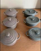 Lot de 6 mini cocottes en céramique 13x8 cm, Maison & Meubles, Neuf
