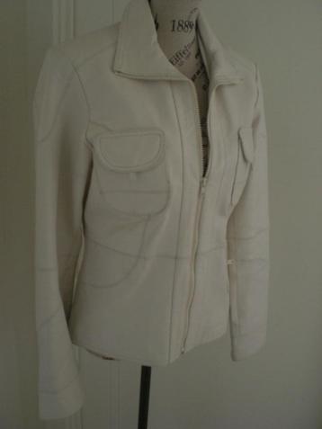 Veste Cuir Crème.Marque: "Vero Moda". Taille L beschikbaar voor biedingen