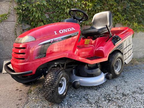 Professionele Honda HF 2417 Zitmaaier te koop., Tuin en Terras, Zitmaaiers, Zo goed als nieuw, 90 tot 120 cm, Elektrische starter