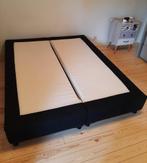 Lit 2 personnes 160cm, Maison & Meubles, Chambre à coucher | Lits, Double, Gris, Enlèvement, Utilisé