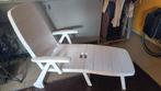 Verstelbaar terras of tuin ligbed, Tuin en Terras, Ligbedden, Ophalen, Gebruikt, Plastic, Verstelbaar