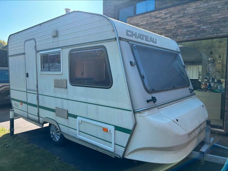 Caravan Chateau La Car, Caravans en Kamperen, Caravans, Particulier, Treinzit, Chateau, Vast bed, Disselslot, Ophalen