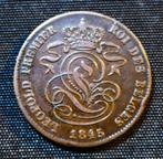 2 cents 1845 (point F.) - Léopold I, Envoi, Monnaie en vrac