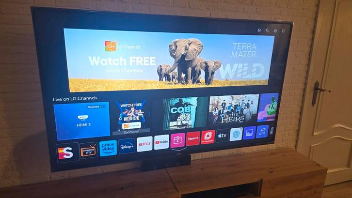 LG 65'' (165 cm) UHD TV | Quad Core Processor | 4K IPS Displ, Audio, Tv en Foto, Televisies, Zo goed als nieuw, LED, 100 cm of meer