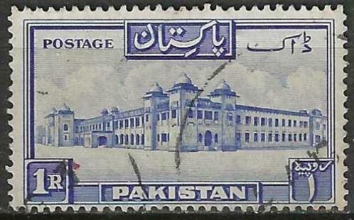 Pakistan 1948 - Yvert 38 - Salimullah Hotel in Dhaka (ST), Postzegels en Munten, Postzegels | Azië, Gestempeld, Verzenden
