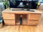 Teak TV-meubel, Huis en Inrichting, Kasten |Televisiemeubels, Ophalen, 100 tot 150 cm, Natuurlijke stijl, houtstijl, Teakhout