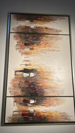 Moderne schilderij. Van brand, Antiek en Kunst, Ophalen