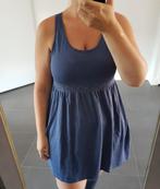 Jurk Blauw M, Maat 38/40 (M), H&M, Nieuw, Knielengte