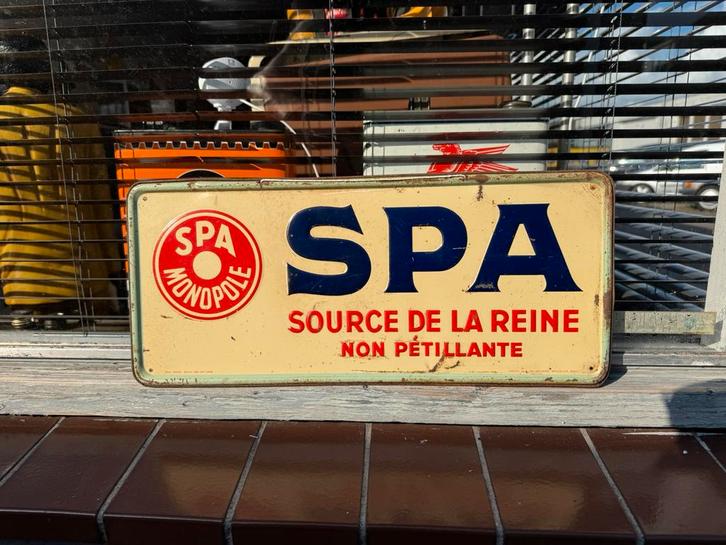 SPA Monopole reclamebord 1938, Verzamelen, Merken en Reclamevoorwerpen, Gebruikt, Reclamebord, Ophalen of Verzenden