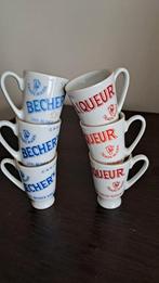 6 verres a goutte de collection Becher, Ophalen of Verzenden, Gebruikt, Borrel- of Shotglas