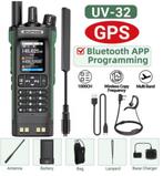 BAOFENG UV-32 GPS walkietalkie, Ophalen, 5 tot 15 km, Zo goed als nieuw, Portofoon of Walkie-talkie
