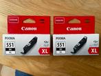 Canon CLI-551XL Black (2stuks), Cartridge, Canon, Enlèvement ou Envoi, Neuf