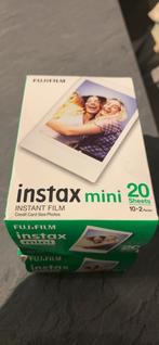 2 x Fujifilm Instax mini 20 feuilles, TV, Hi-fi & Vidéo, Photo | Papier photo, Comme neuf, Enlèvement ou Envoi