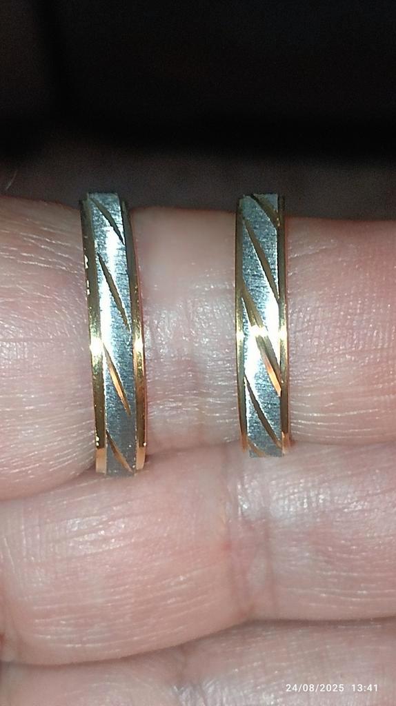 Bagues de mariage en acier inoxydable, Bijoux, Sacs & Beauté, Bagues, Neuf, Femme ou Homme, Fer ou Acier, Enlèvement ou Envoi