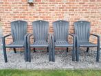 4 Jardin tuinstoelen Santorini en 2 standenstoel Corfu, Jardin & Terrasse, Chaises de jardin, Enlèvement, Utilisé, Synthétique