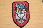 ABL Patch " 3 W Tac - SURVIE", Collections, Emblème ou Badge, Armée de l'air, Envoi