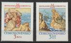 Tjechoslovakije 1976 nrs 2319-2320**, Tjechoslovakije, Overige landen, Verzenden, Postfris