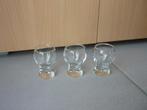 Set van 3 glazen likeurglazen shotglaasjes, Ophalen of Verzenden