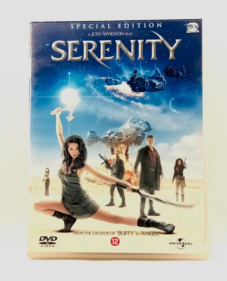 dvd serenity special edition 2 discs, Cd's en Dvd's, Dvd's | Avontuur, Zo goed als nieuw, Ophalen of Verzenden