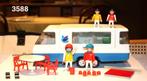 Playmobil 2 vintage caravans (3588 en 3249), Ophalen of Verzenden, Gebruikt, Complete set