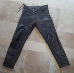 2x ledere broek handgemaakt, Ophalen, Gedragen, Zwart