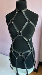 Sexy leren harnas voor het hele lichaam, Kleding | Dames, Autre, Verzenden, Zwart, Body of Korset