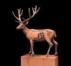 Hert 159cm hoog Incl sokkel, Tuin en Terras, Tuinbeelden, Ophalen, Nieuw, Metaal, Overige typen