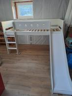 Flexa bed 90x200 met glijbaan+prinsessendecor - goede staat, Ophalen, Gebruikt, Overige typen