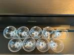 9 antieke prachtige champagnecoupes Cristal d’Arques France, Antiek en Kunst, Ophalen