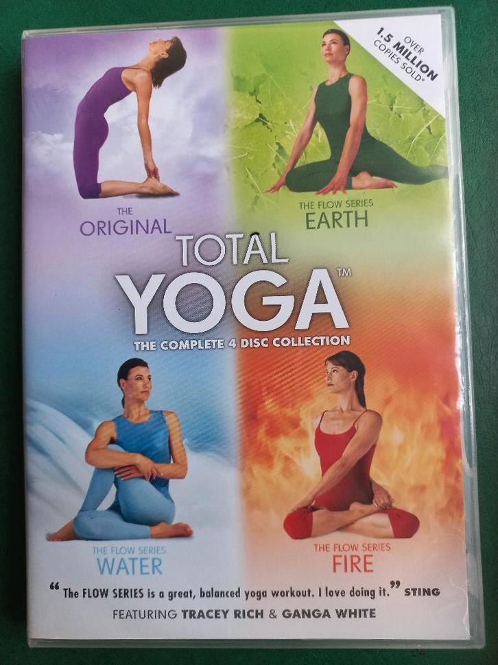 Total Yoga (4 disques), CD & DVD, DVD | Sport & Fitness, Comme neuf, Cours ou Instructions, Yoga, Fitness ou Danse, Coffret, Tous les âges