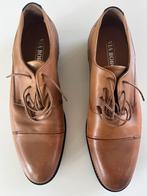 Schoenen - cognac - via borgo - maat 42, Bruin, Ophalen of Verzenden, Zo goed als nieuw, Veterschoenen