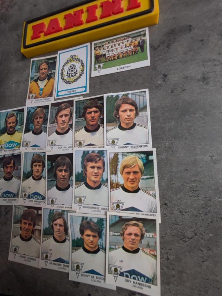 PANINI FOOTBALL 78 SK LOKEREN  17 STICKERS 1978, Hobby en Vrije tijd, Stickers en Plaatjes, Nieuw, Verzenden