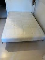 Bed 140, Ophalen, Gebruikt, Beige, 140 cm