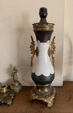 Napoleon III lampenvoet van porselein en brons, Ophalen