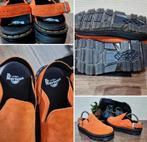 Zebzag sandaal met plateauzool van suède _ Maat _ 42, Nieuw, Oranje, Dr Martens, Sandalen of Muiltjes