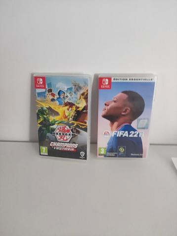 Fifa 22 et bakugan pour Nintendo switch 