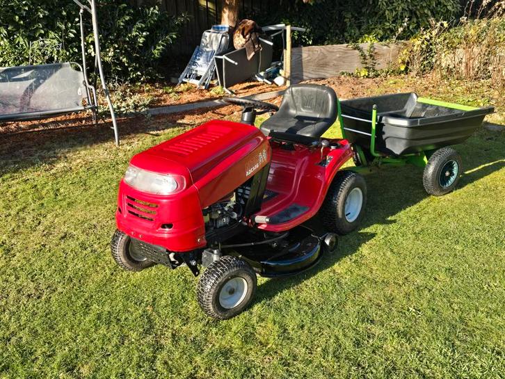 Zitmaaier MTD + Aanhangwagen, Jardin & Terrasse, Tondeuses autoportées, Enlèvement