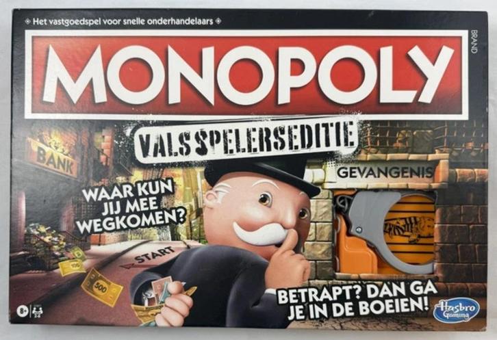 Monopoly Valsspelers bordspel compleet Hasbro spel, Hobby en Vrije tijd, Gezelschapsspellen | Bordspellen, Zo goed als nieuw, Verzenden