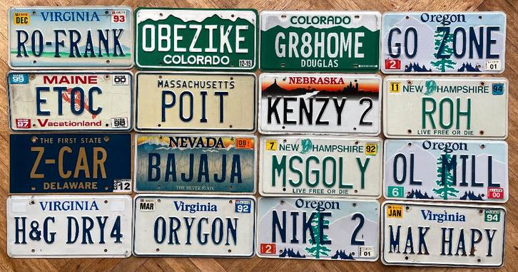 Nummerplaat plaque d'immatriculation USA SPECIAL, Collections, Collections Autre, Utilisé, Enlèvement ou Envoi