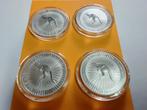 4x KANGAROO AUSTRALIAN 2025 ZILVEREN MUNT 1 OUNCE, Ophalen, Zilver
