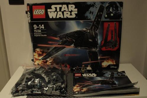 Lego Star Wars 75156 Krennic's imperial shuttle, Kinderen en Baby's, Speelgoed | Duplo en Lego, Zo goed als nieuw, Lego, Complete set