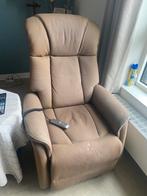 Relaxzetel electrisch, Ophalen, Gebruikt, Eenpersoons, Leer