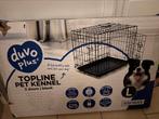 Zwarte bench : Topline Pet Kennel maat L, Dieren en Toebehoren, Ophalen, Gebruikt
