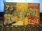 souvenir du 75 anniversaire de l'indépendance de Belge, Carte, Photo ou Gravure, Utilisé, Enlèvement ou Envoi