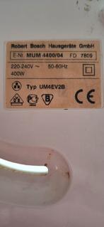 Bosch keukenrobot, Elektronische apparatuur, Keukenmixers, Ophalen